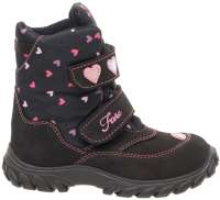 FARE KLASIK POLARIS dívčí zimní nepromokavé boty černé 2646255