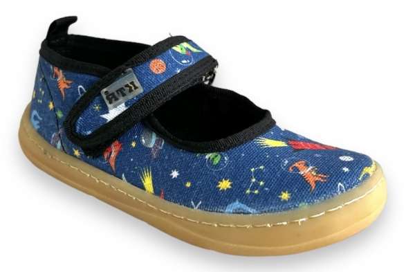 KTR plátěné barefoot FAMI13/T/BARE/PA/SPACE/VESMÍR