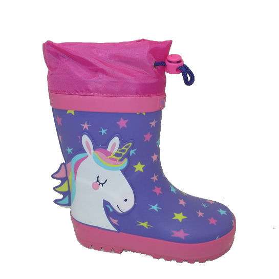 Wink zateplené holinky BD52026-1W jednorožec